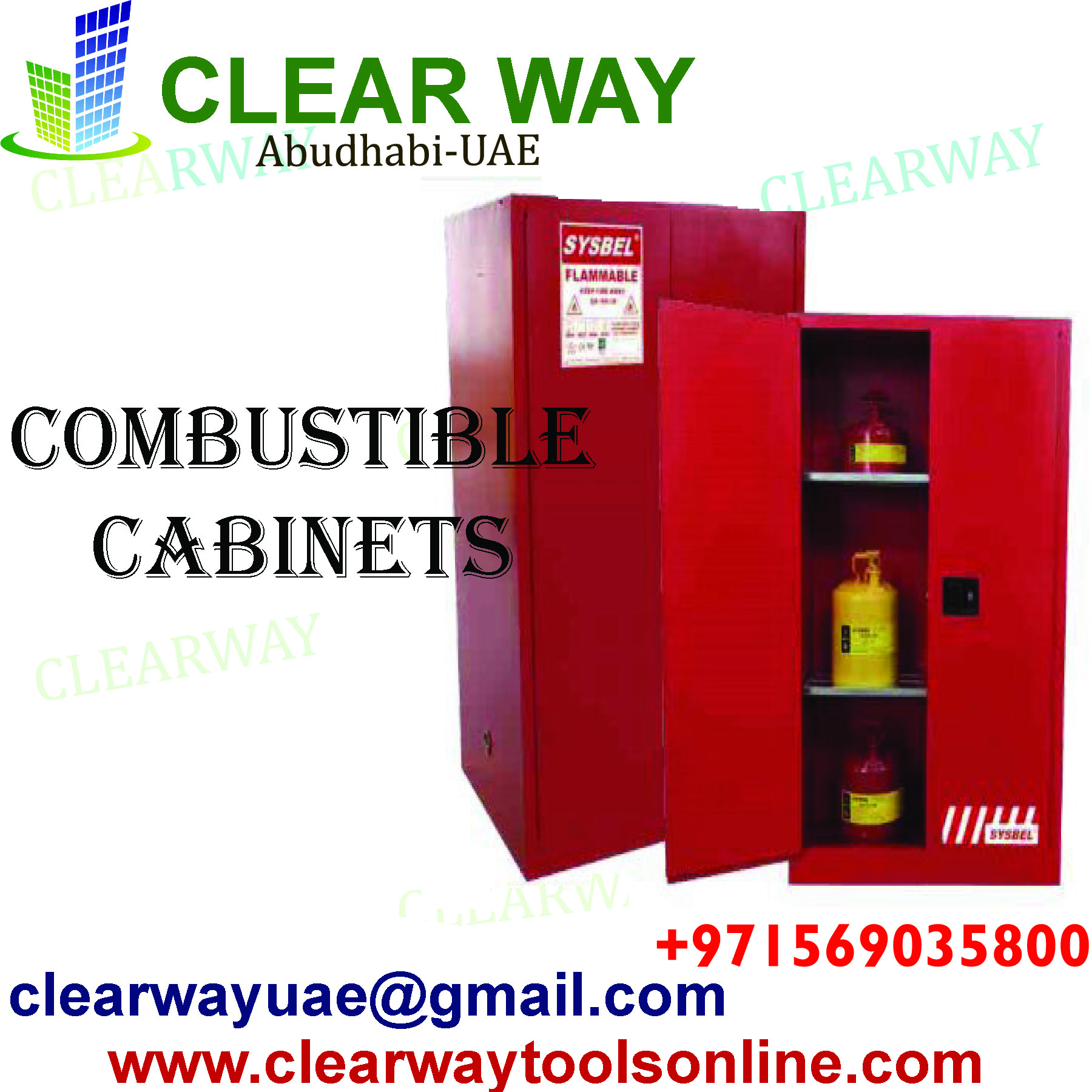 COMBUSTIBLE CABINETS,SYSBEL,CLEARWAY,MUSSAFAH,ABUDHABI,UAE