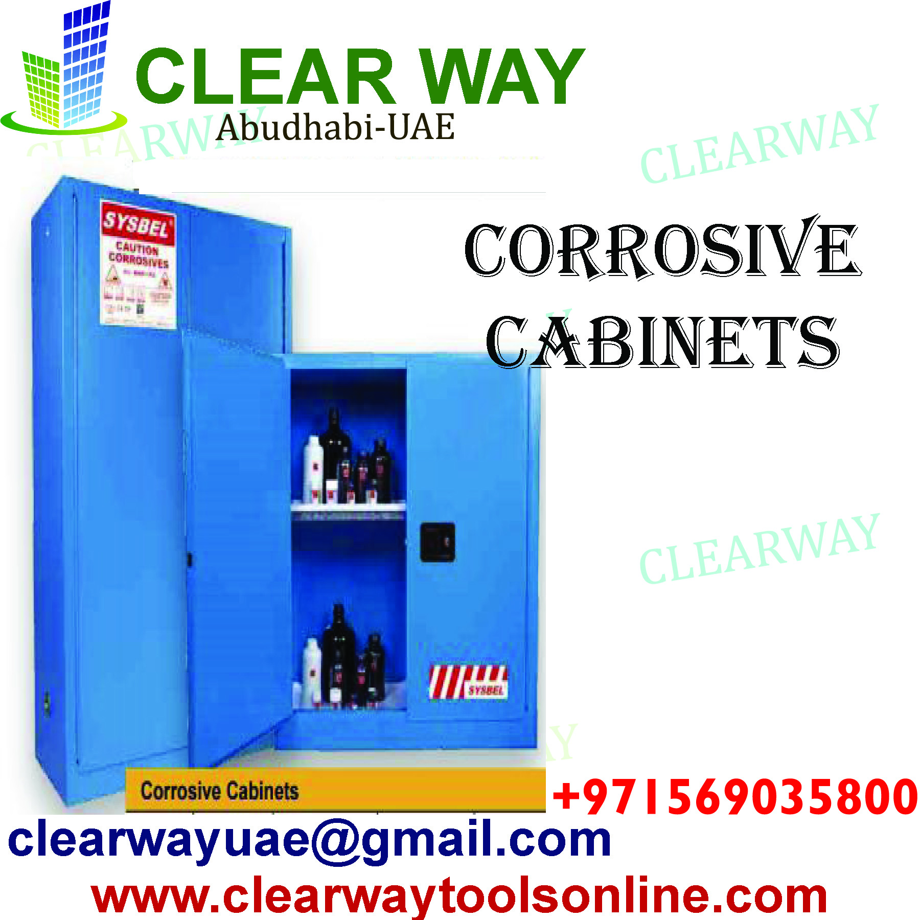 CORROSIVE CABINETS,CLEARWAY,MUSSAFAH,ABUDHABI , UAE SYSBEL