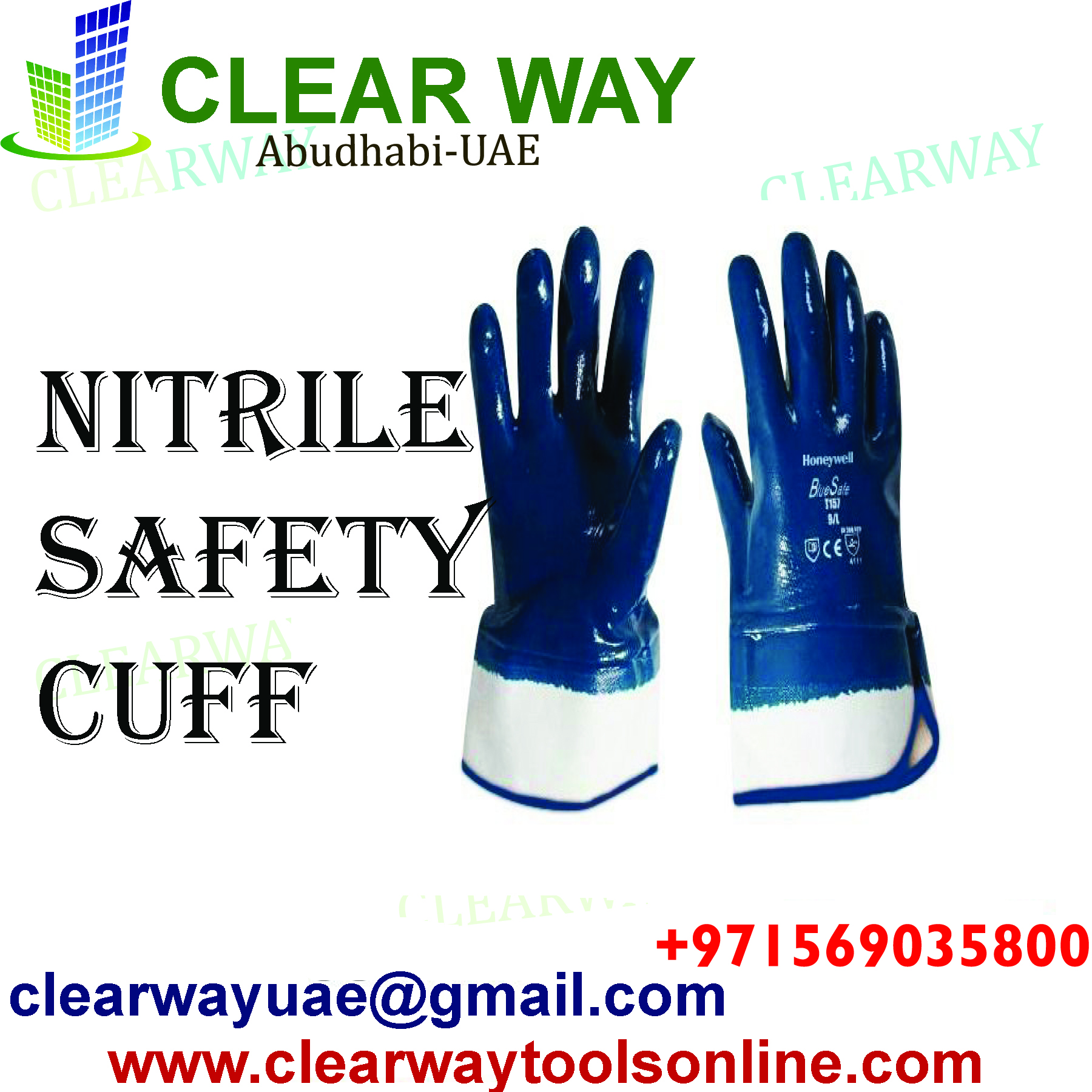 CLEARWAY NITRILE SAFETY CUFF MUSSAFAH ABUDHABI UAE