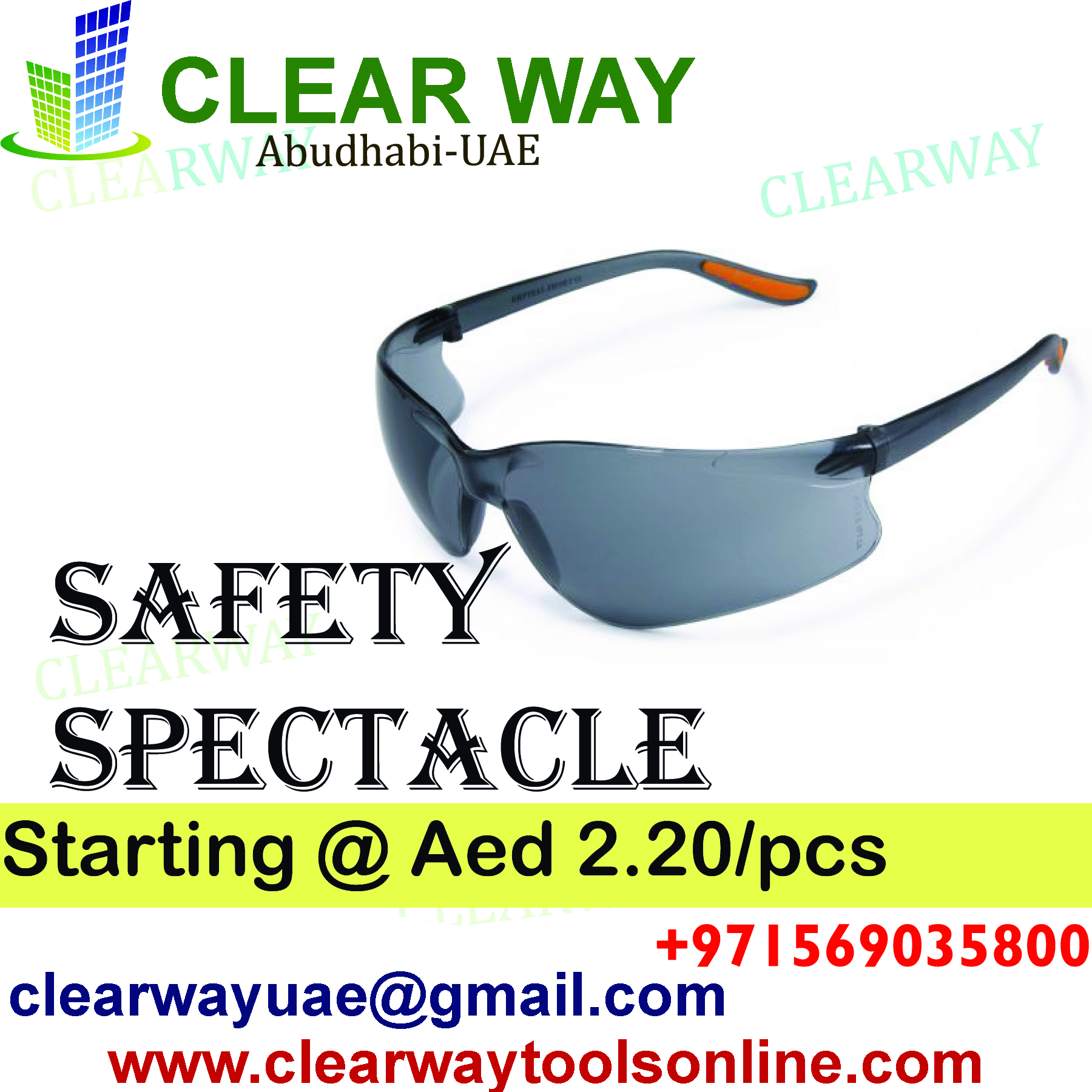 safety spectacle clearway ,mussafah , abudhabi , uae