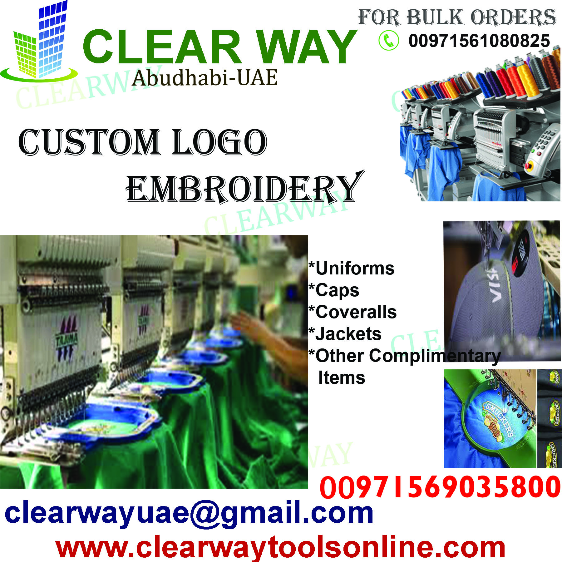 embroidery service in mussafah abudhabi uae clearway