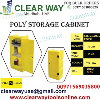 POLY STORAGE CABINET DEALER IN MUSSAFAH ,ABUDHABI ,UAE BY CLEARWAY