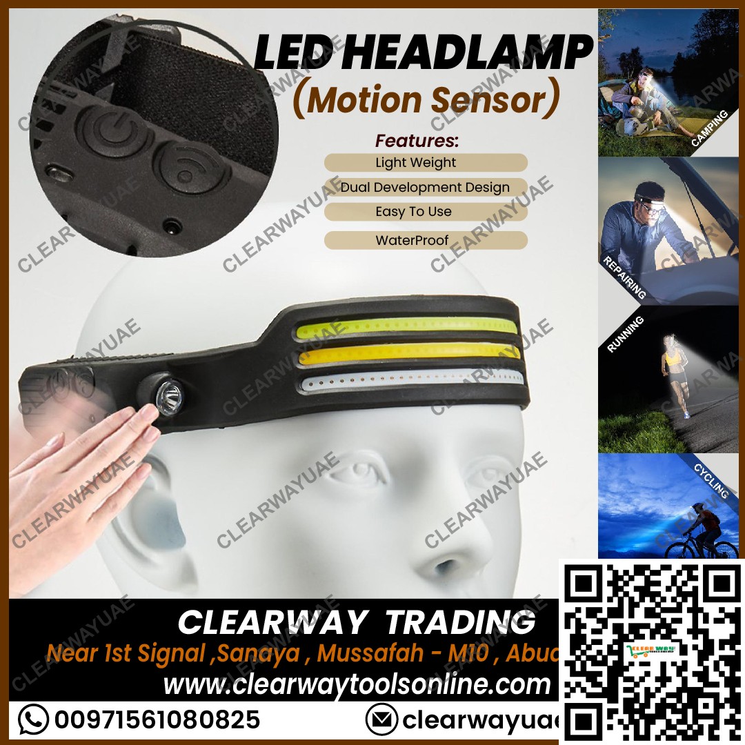LED HEADLAMP SUPPLIER IN MUSSAFAH , ABUDHABI , UAE BY CLEARWAY , RYXO SAFETY