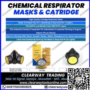 chemical respirator mask single catridge