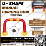 U SHAPE MANUAL PARKING LOCK SUPPLIER IN UAE , CLEARWAY , RYXO SAFETY