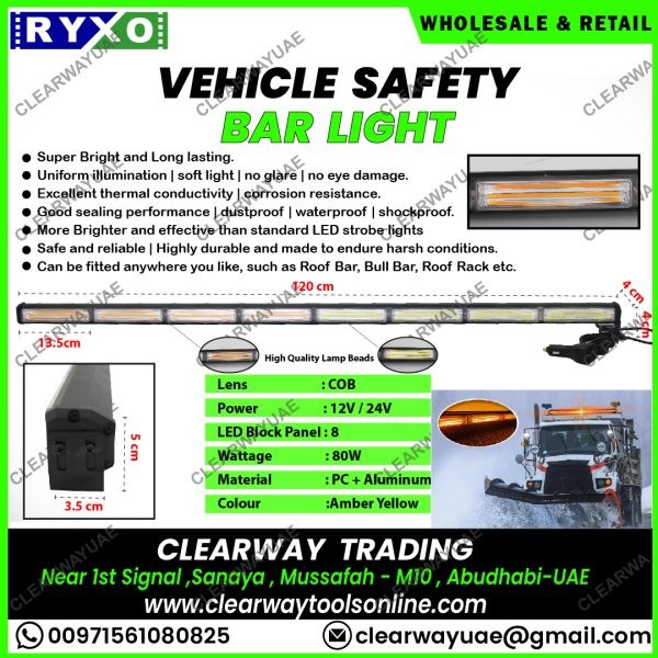 led bar light supplier in uae , clearway , ryxo , safety