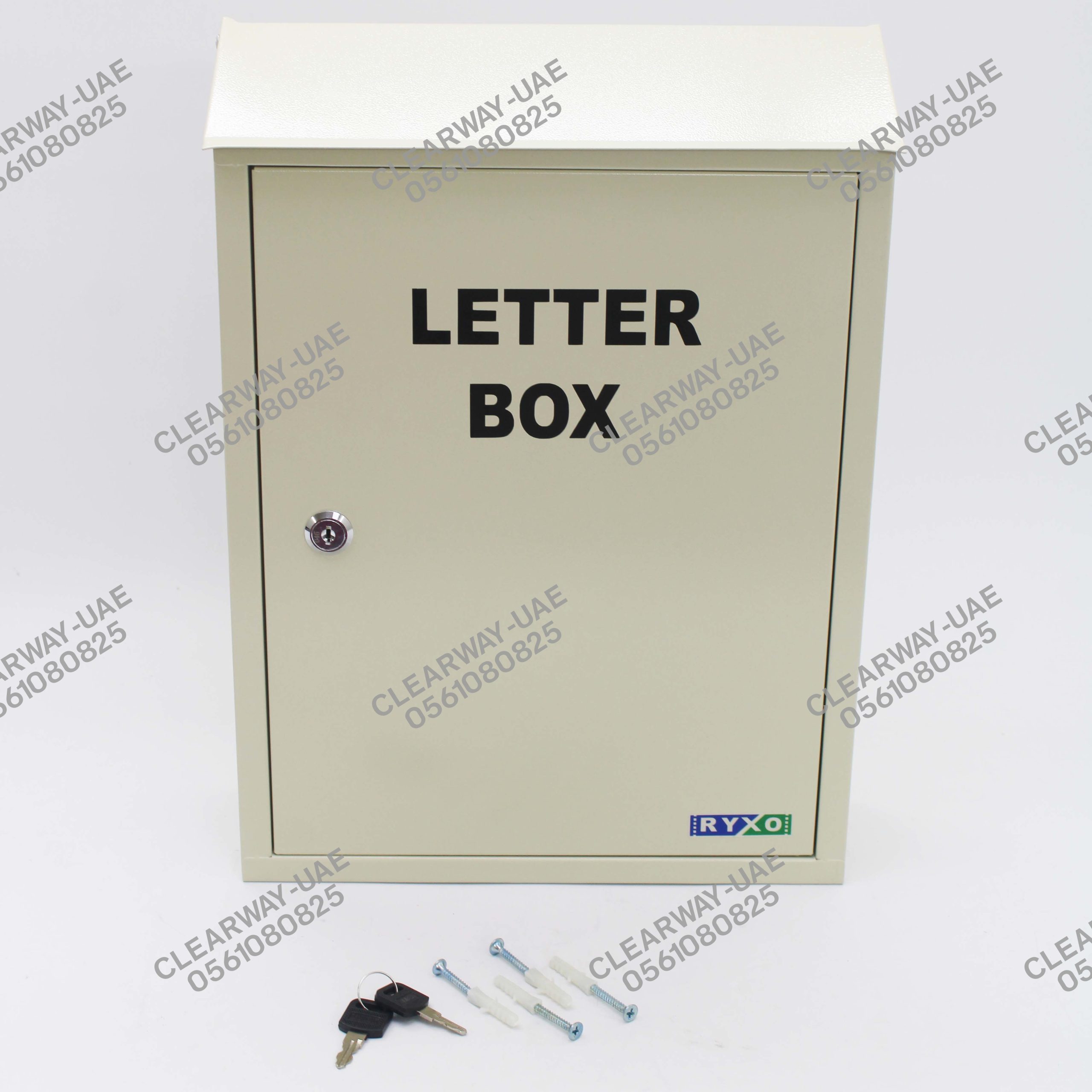 METAL LETTER BOX LARGE SUPPLIER UAE CLEARWAY RYXO SAFETY7