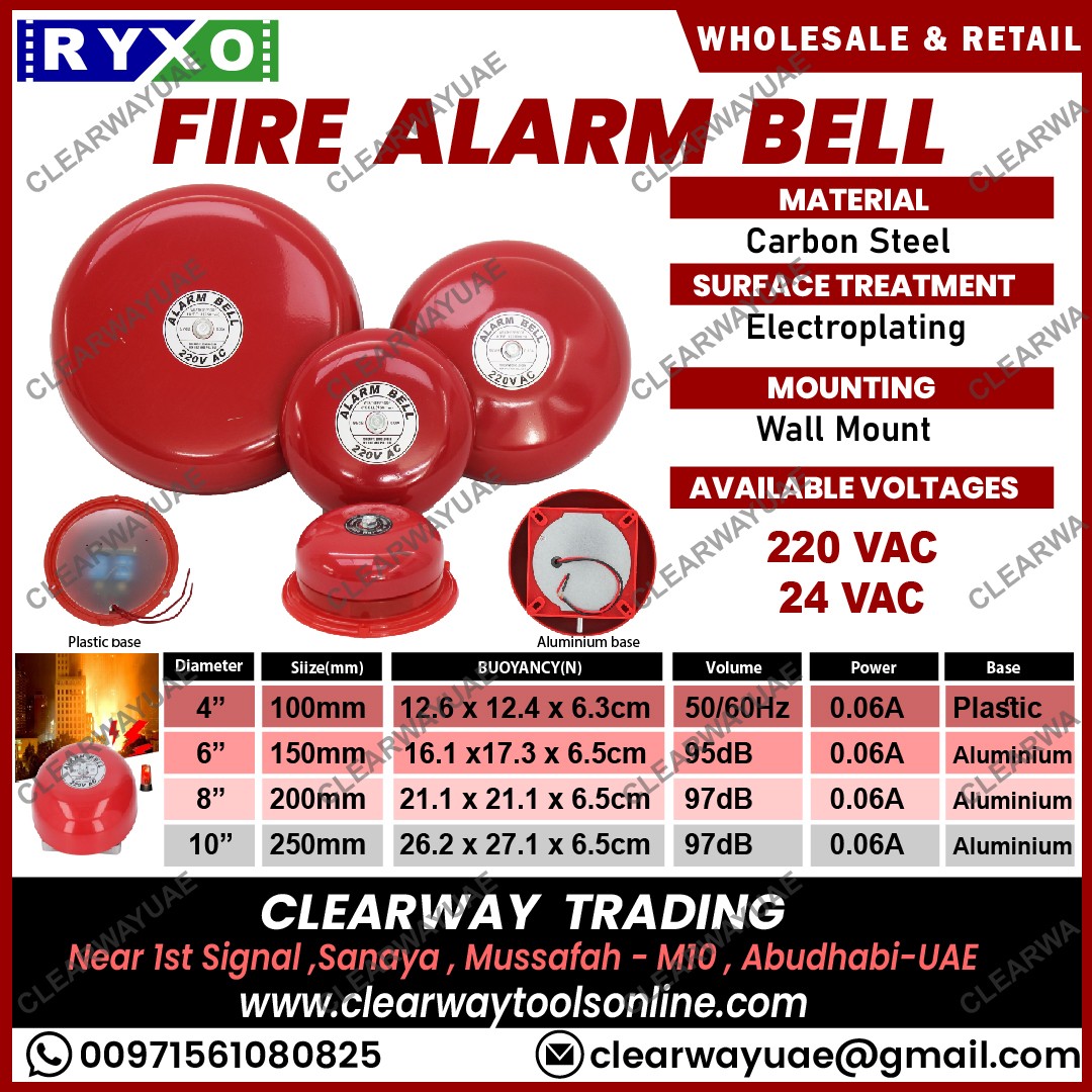 fire alarm bell supplier in uae
