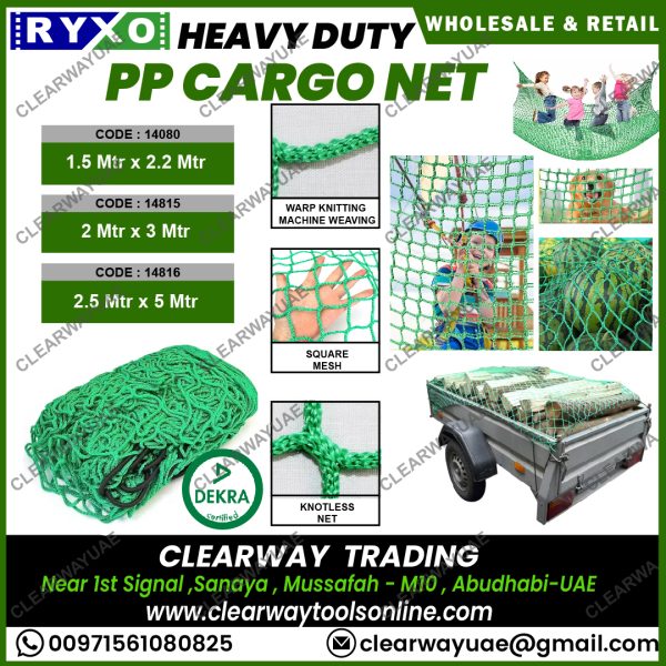 PP CARGO NET SUPPLIER IN MUSSAFAH , ABUDHABI , UAE BY CLEARWAY ,RYXO SAFETY