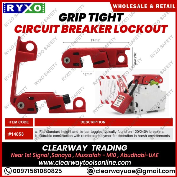 GRIP TIGHT CIRCUIT BREAKER LOCKOUT